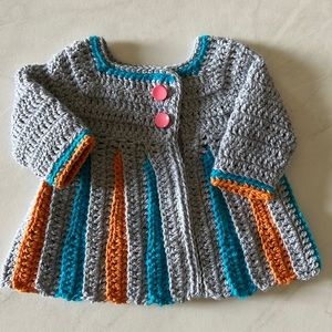 💗Handmade Baby Cardi Coat
